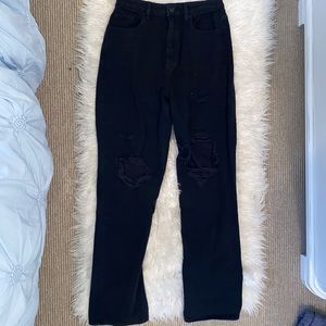 Black Ripped Pacsun Boyfriend Jeans